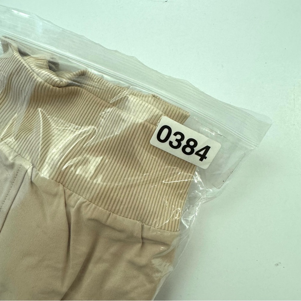 FAITH CONNEXION Women’s Sz L Beige Cropped Boxy Full Zip Vest Fleece Lined - Picture 10 of 10